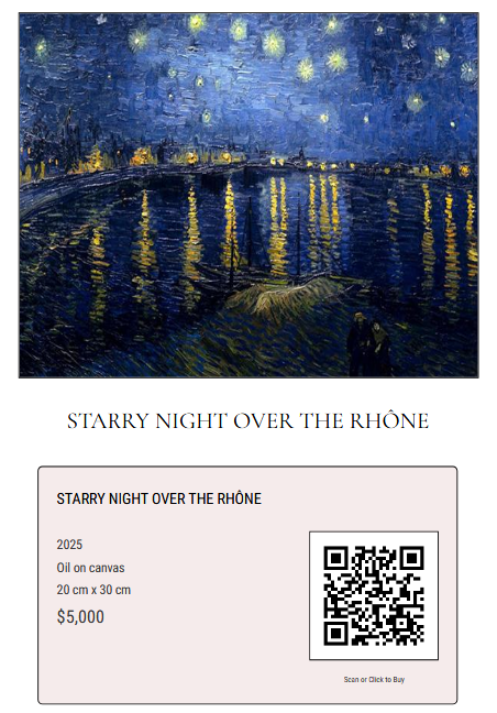 QR code and artwork